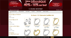 Desktop Screenshot of maisondudiamant.fr